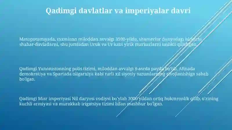 Jahon siyosiy kartasining shakllanish bosqichlari 3