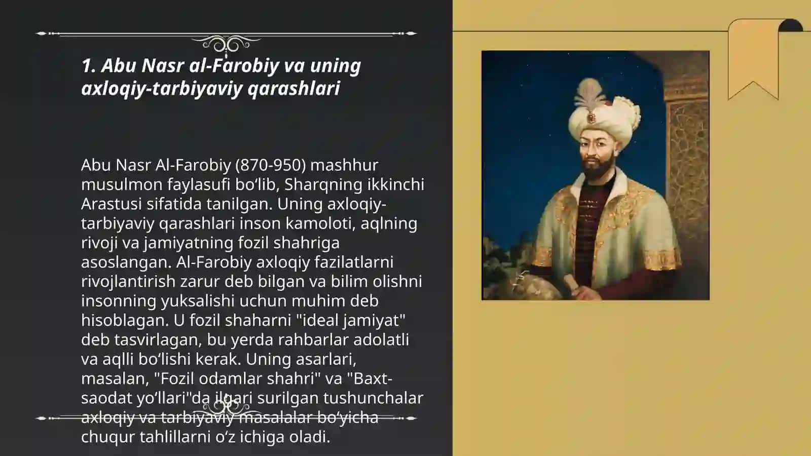 Yuksak ma’naviyatli yoshlarni tarbiyalashda O’rta Osiyo allomalari merosining o’rni 3