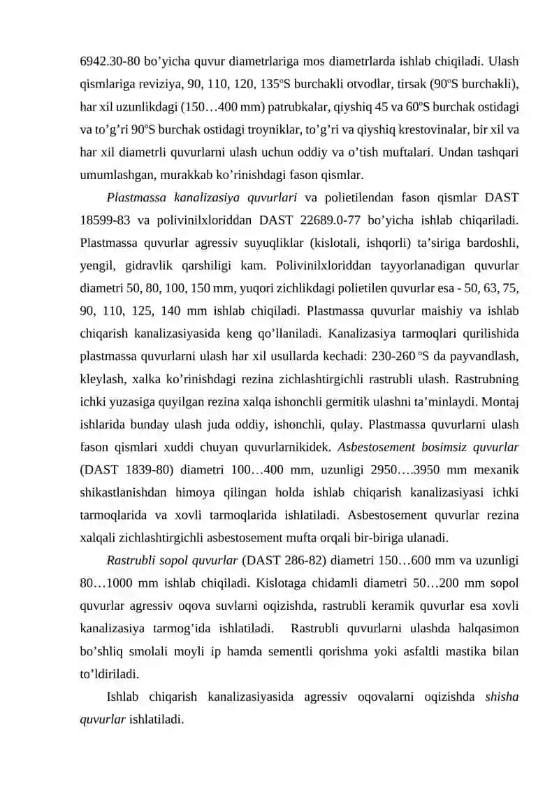 Ichki kanalizasiya tarmoqlari 3
