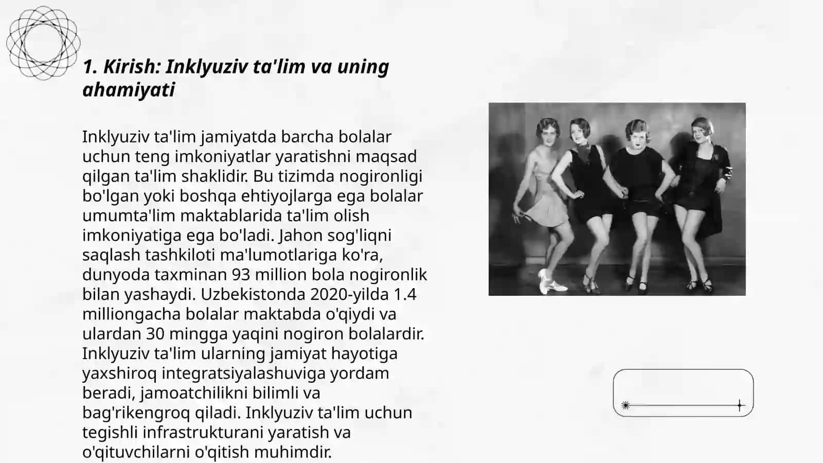 Nutqda va harakat - tayanch a'zolarida nuqsoni boʻlgan bolalarni inklyuziv taʼlim sharoitida òqitish va tarbiyalash mavzusida slayd 3