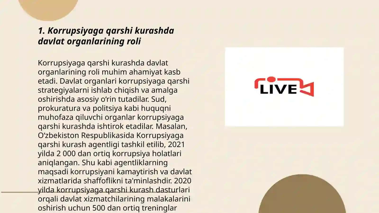 Korrupsiyaga qarshi kurashning institutsional asoslarini takomillashtirish 3