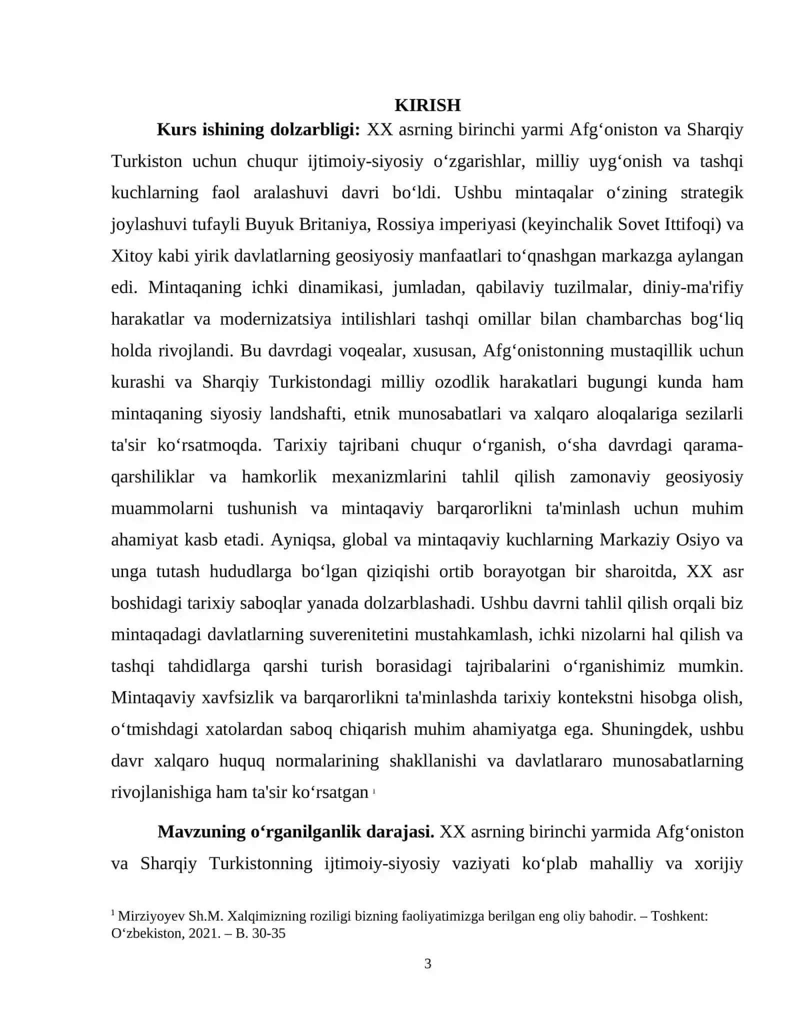 XX аsrning birinchi yаrmidа Аfgʻоnistоn vа Shаrqiy Turkistоn ijtimоiy siyоsiy vаziyаt 3