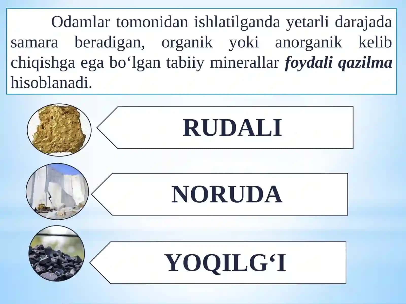 KIRISH. FOYDALI QAZILMALARNI BOYITISHNING XALQ XO‘JALIGIDAGIAHAMIYATI 3