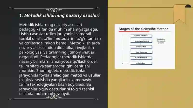 Metodik ishlarning nazariy asoslari 3