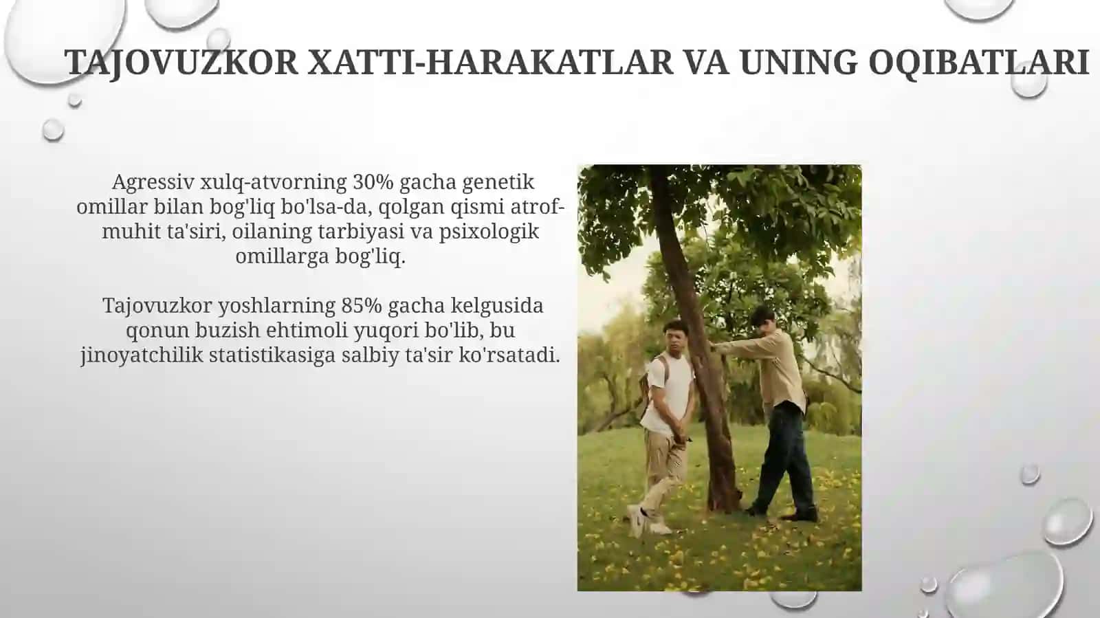 Deviantxulqlioʻsmirlarningoʻzaromuloqotidagiqarama-qarshiliklarvakelishmovchiliklar 3