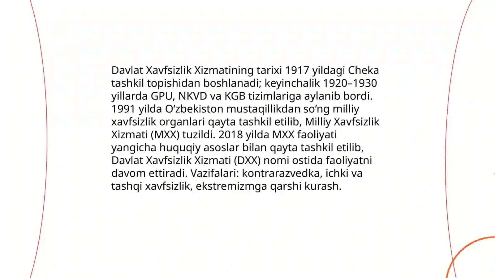 Davlat Xavfsizlik Xizmati Tarixi 3