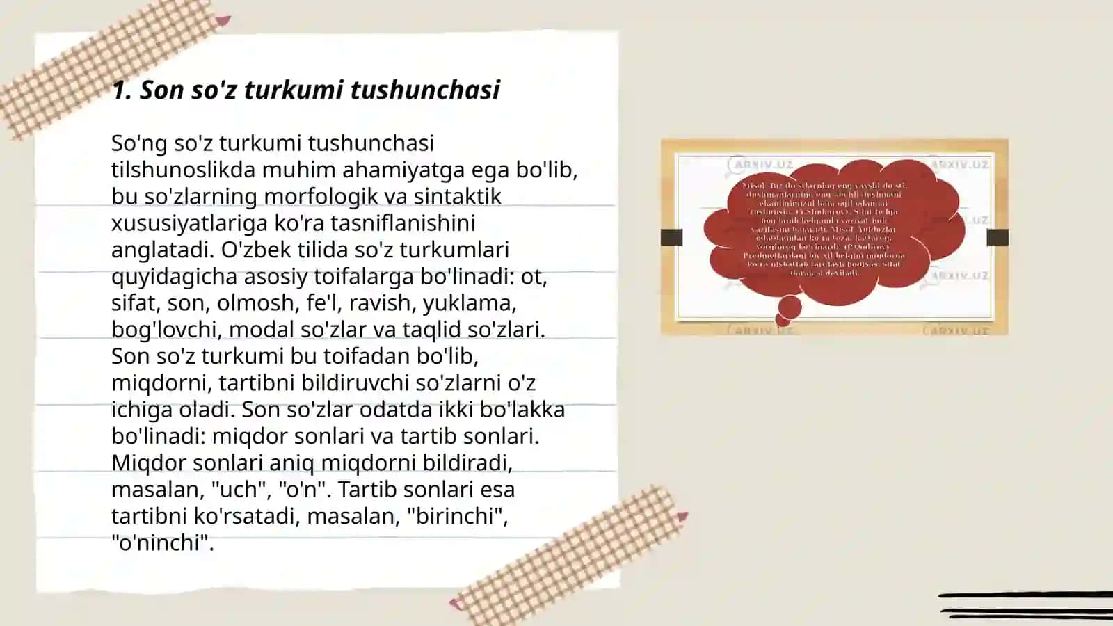 Son so’z turkumi 3