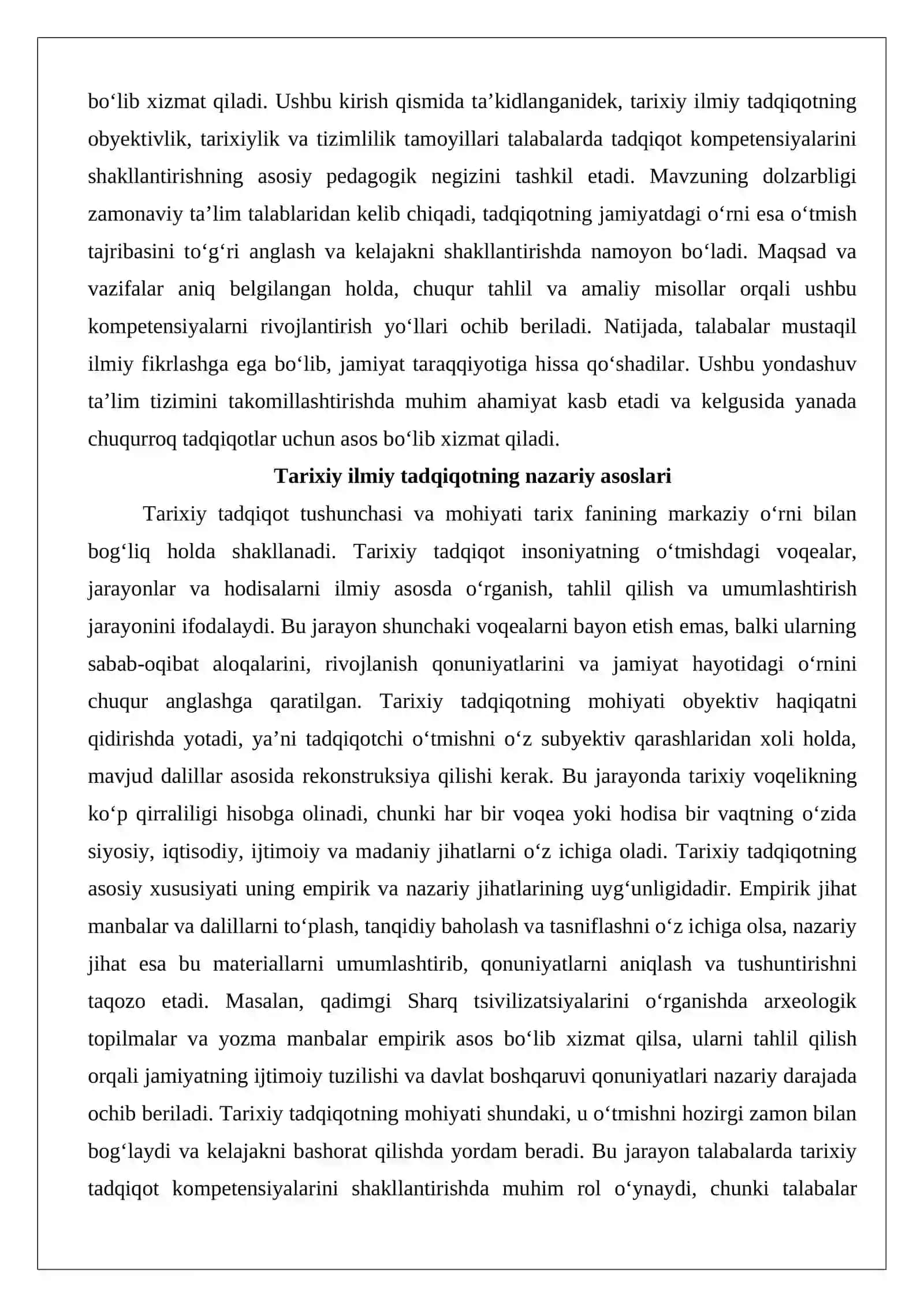 Tarixiy ilmiy tadqiqotning asosiy tamoyillari 3
