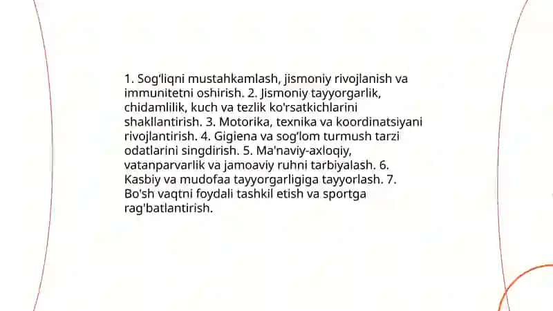 Jismoniy tarbiya vazifalari va vositalari 3