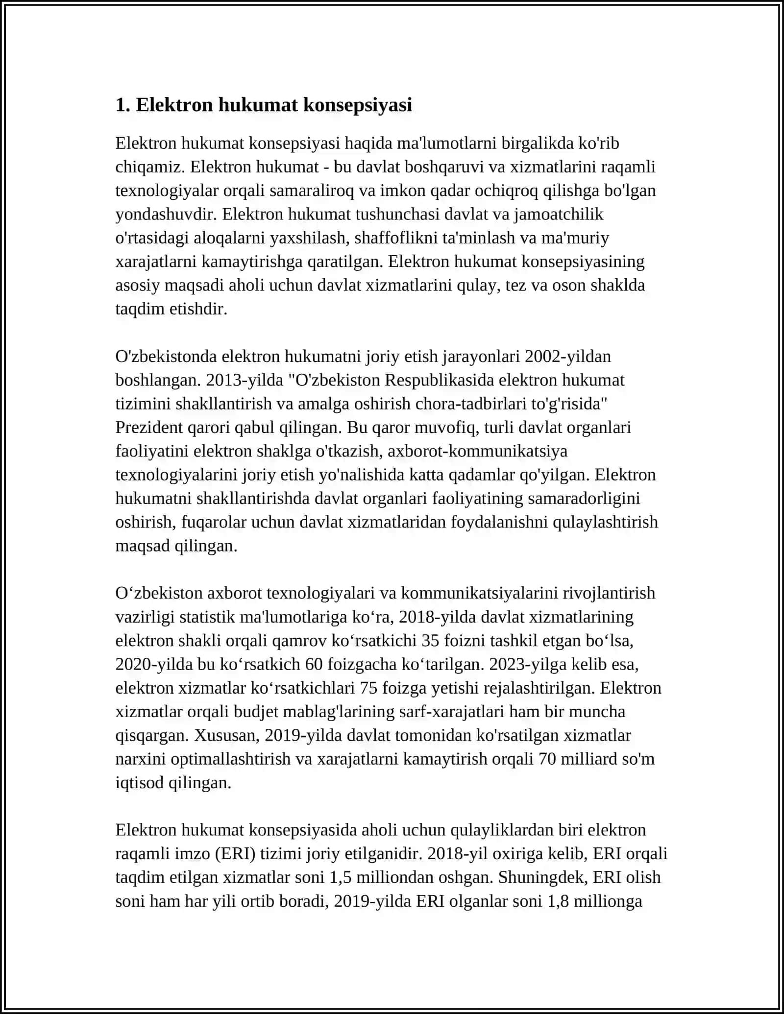 Elektron hukumatni rivojlantirish reytingi 3