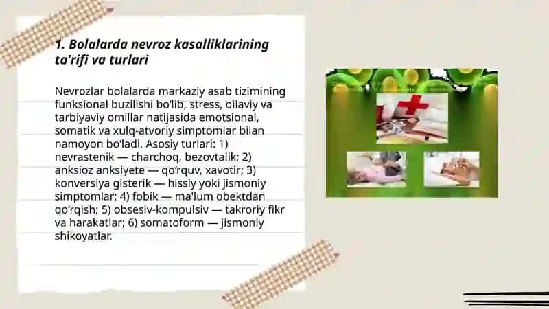 Bolalarda nevroz kasalliklari va ularni oldini olish 3