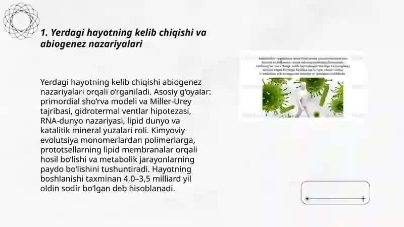Yerdagi hayot va biosotsital evalutsiya 3