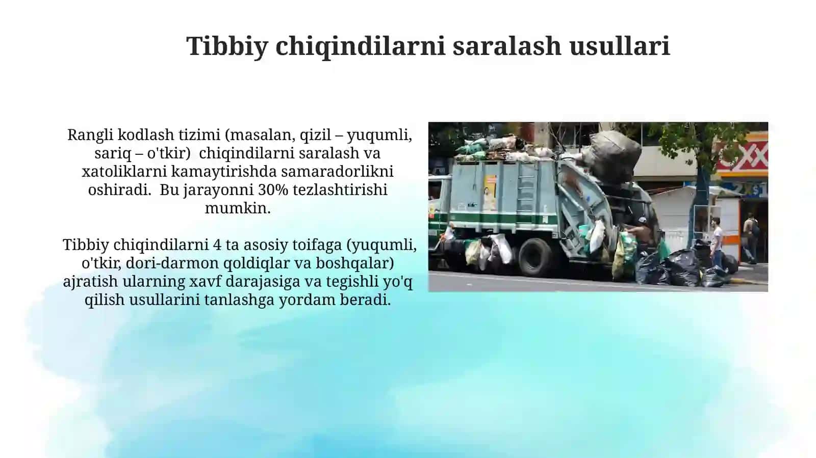 Tibbiy chiqindilarni yo‘q qilish usullari 3