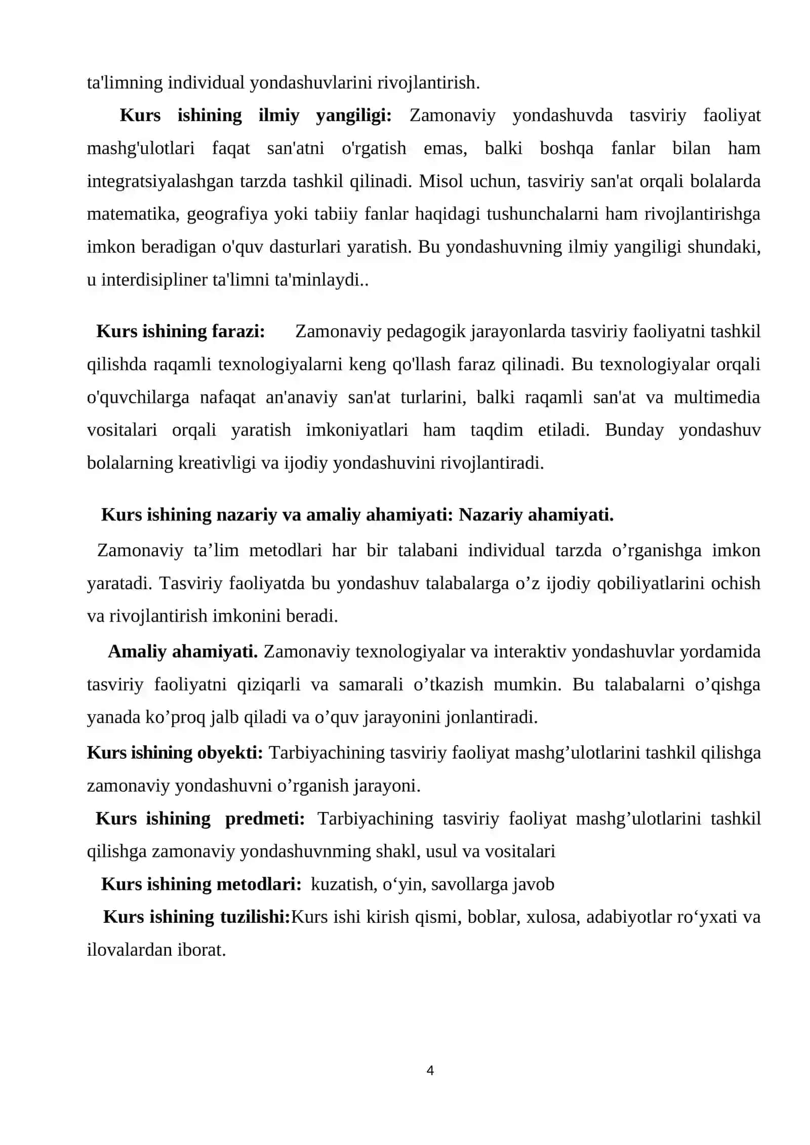 TARBIYACHINING TASVIRIY FAOLIYAT MASHGULOTLARIDAGI PEDAGOGIK VA KASBIY MAHORATI 3