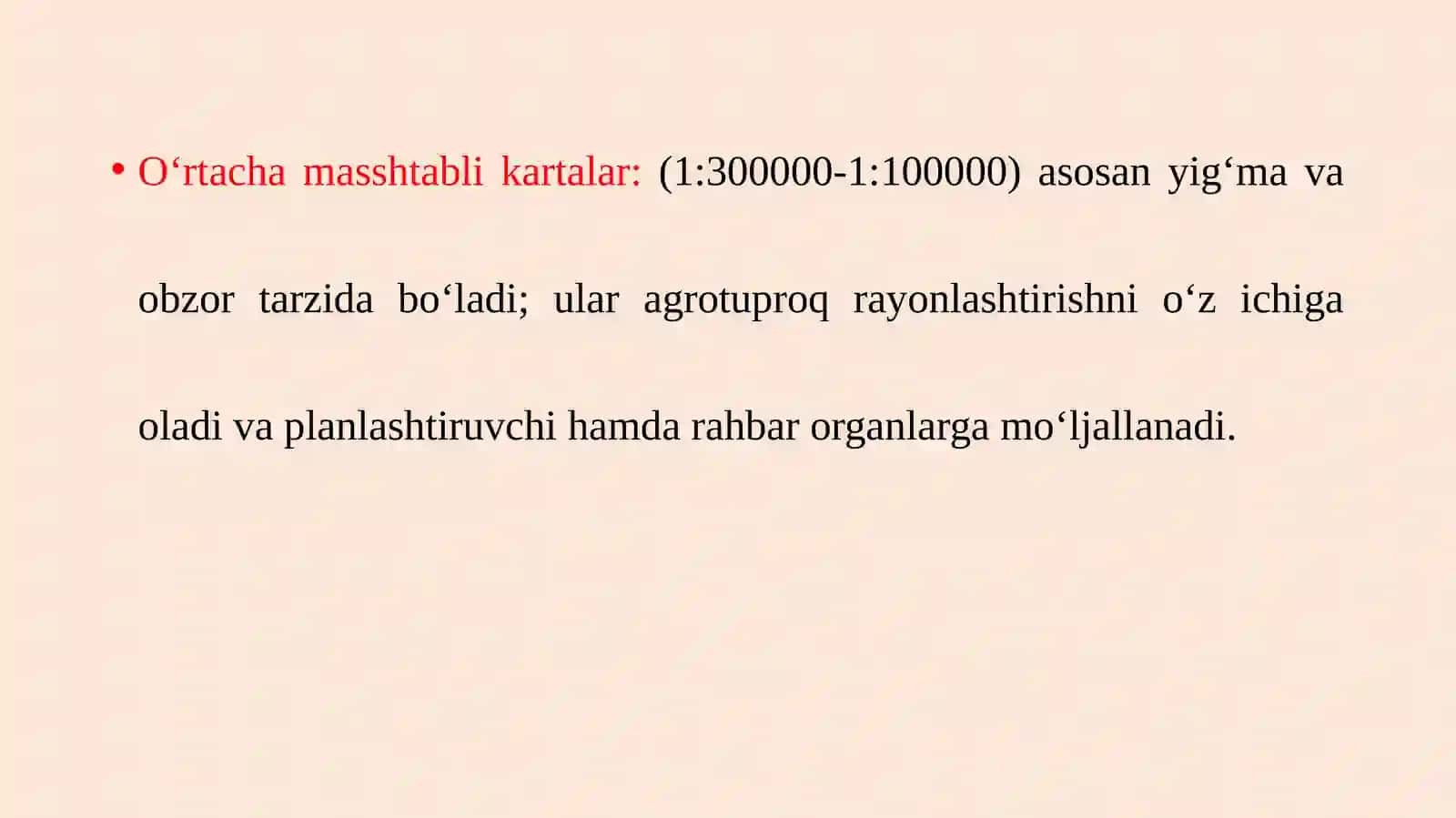 Tuproq xaritalari va ulardan qishloq xo`jaligida foydalanish 3