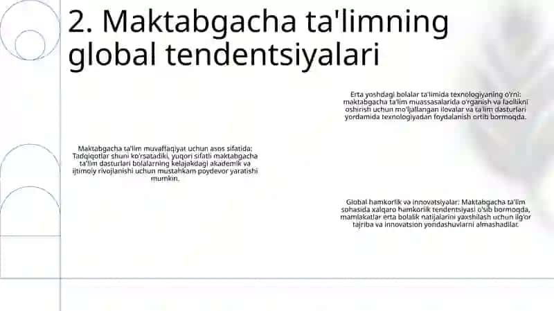 Xorijiy Mamlakatlarda Maktabgacha Talim Tizimini OʻRganish Va Tahlil Qilish 3
