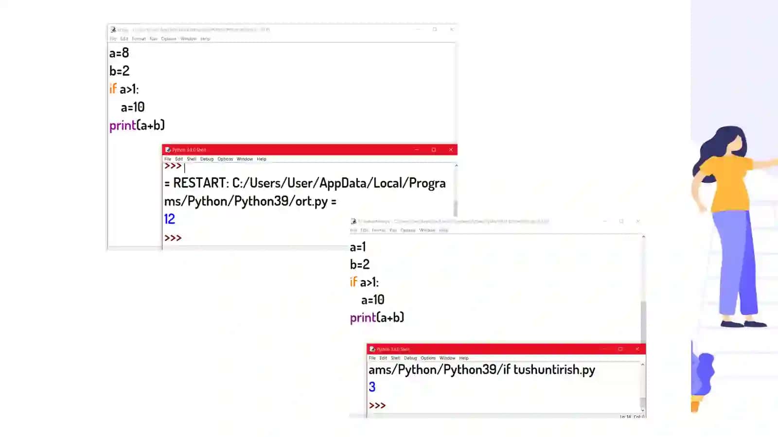 Python dasturlash tilida shartlio‘tish operatorlari va sikllar 3