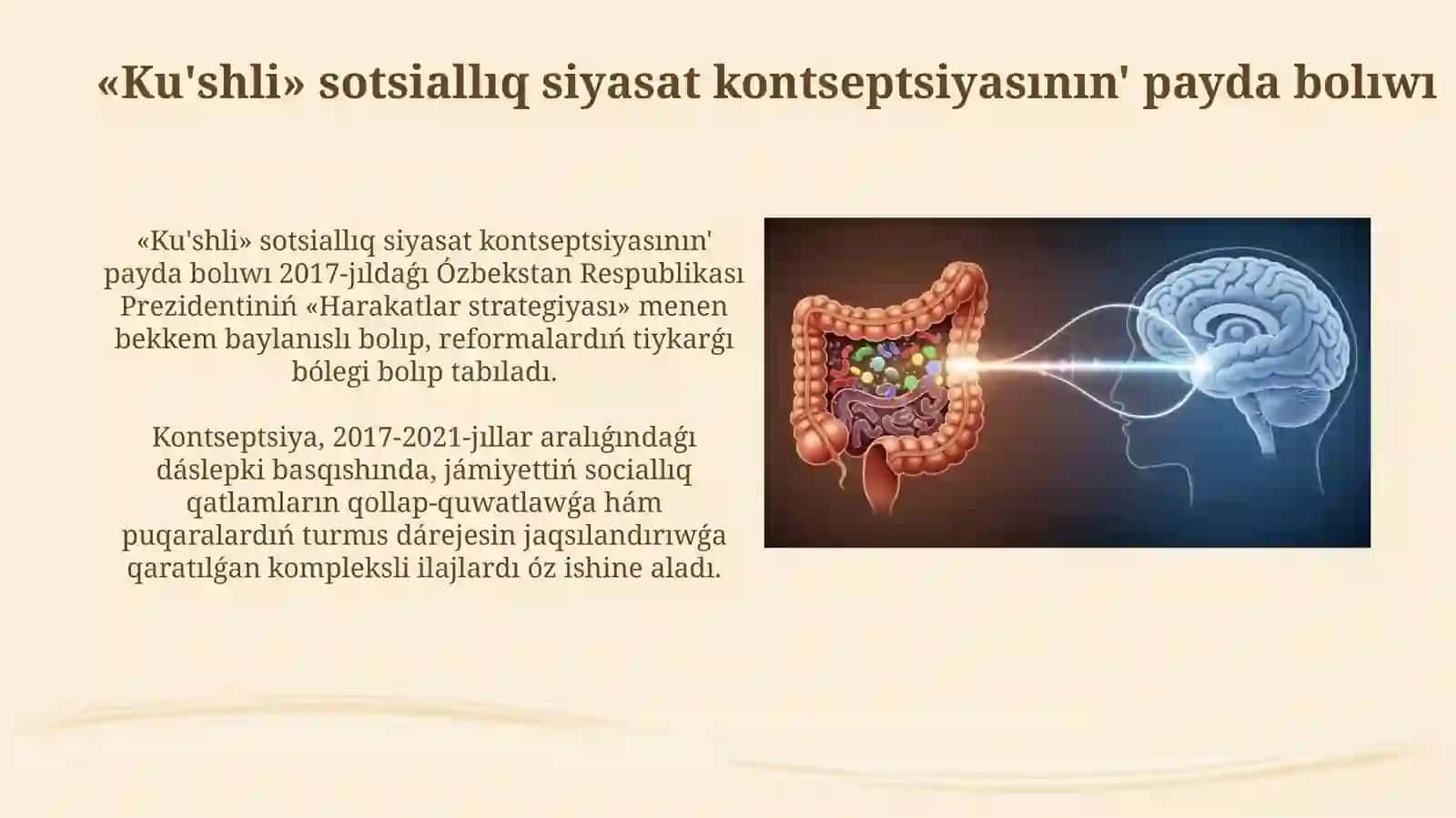 Ku'shli socialliq siyasat konsepciyasinin' qa'liplesiwi, basqishlari ha'mrawajlaniwi 3