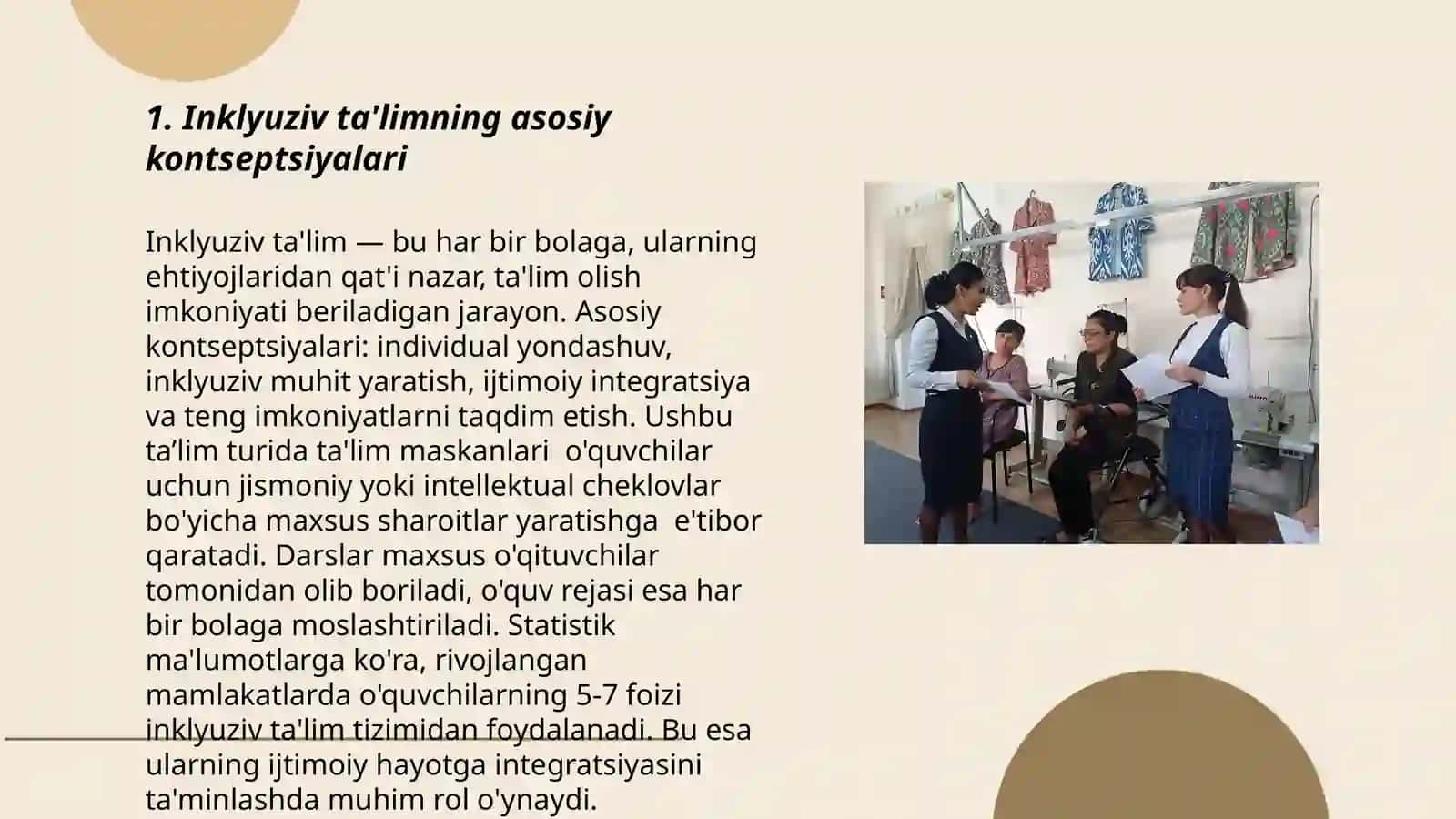 Imkoniyati cheklangan bolalarni inklyuziv taʼlim orqali oʻqitish va tarbiyalashni tashkil etish 3
