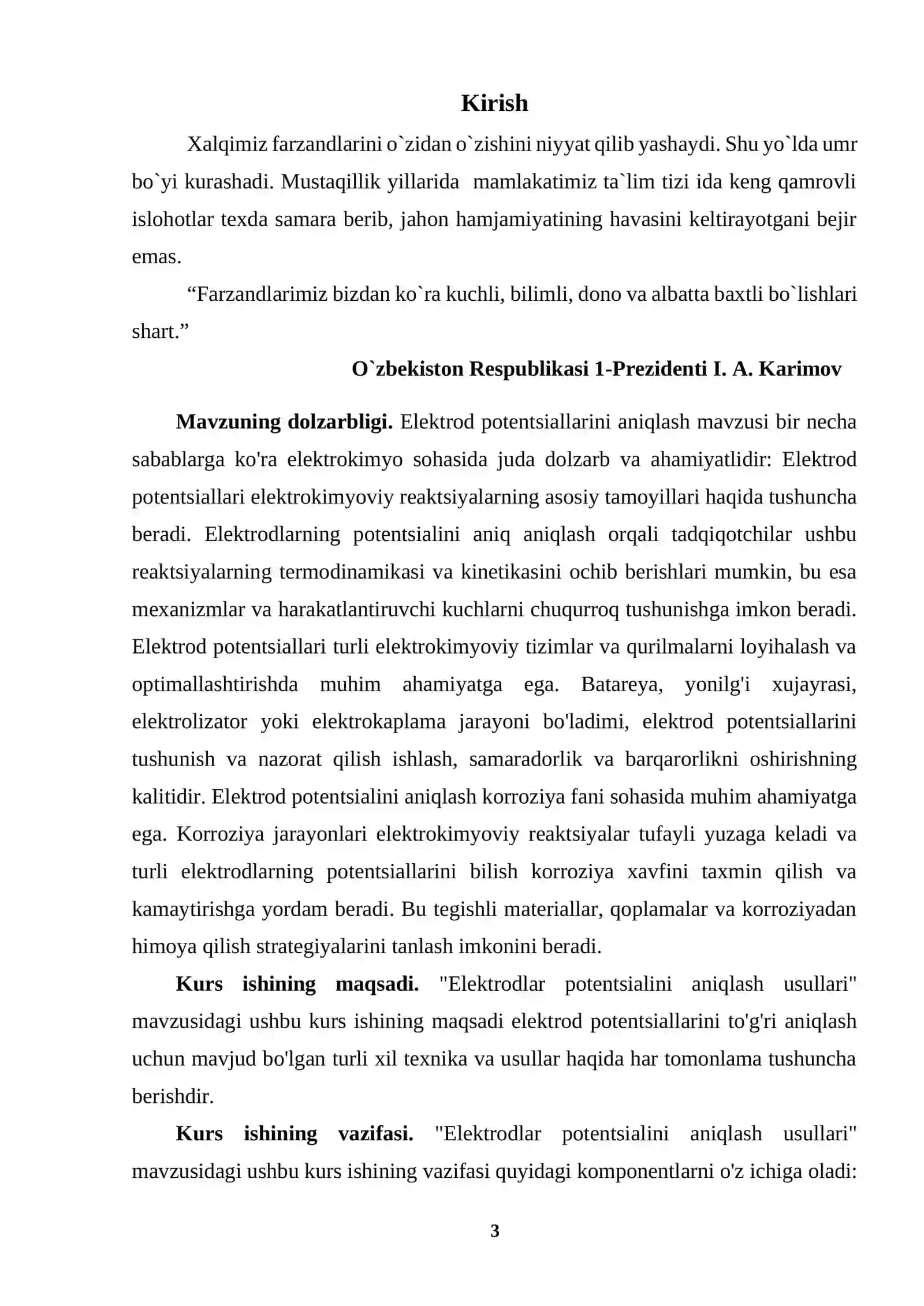 Elektrodlar potensialini aniqlash usullari 3
