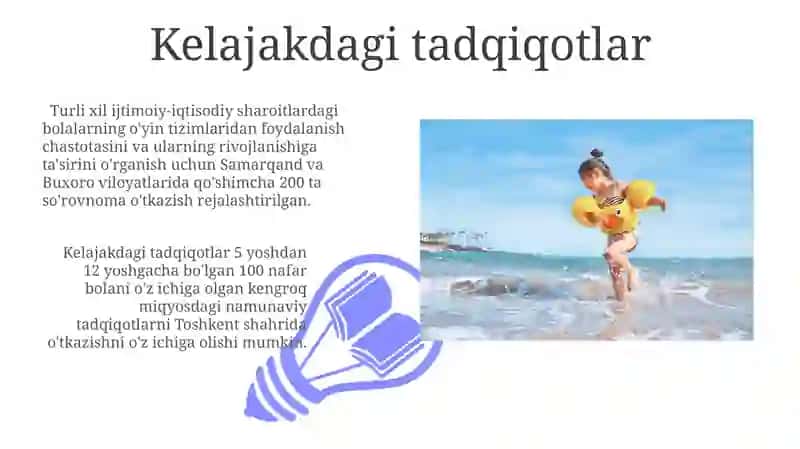Bolalar oʻyinlari tizimi boʻyicha test va blis soʻrovnoma 3