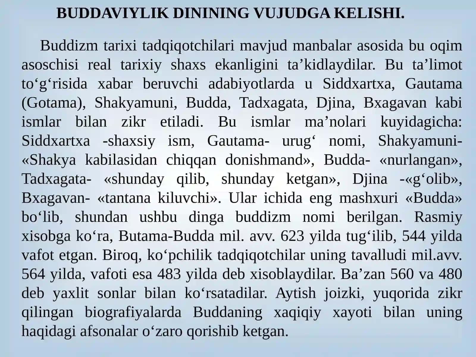 TASVIRIYSAN’ATDA AFSONA VA RIVOYATLAR 3