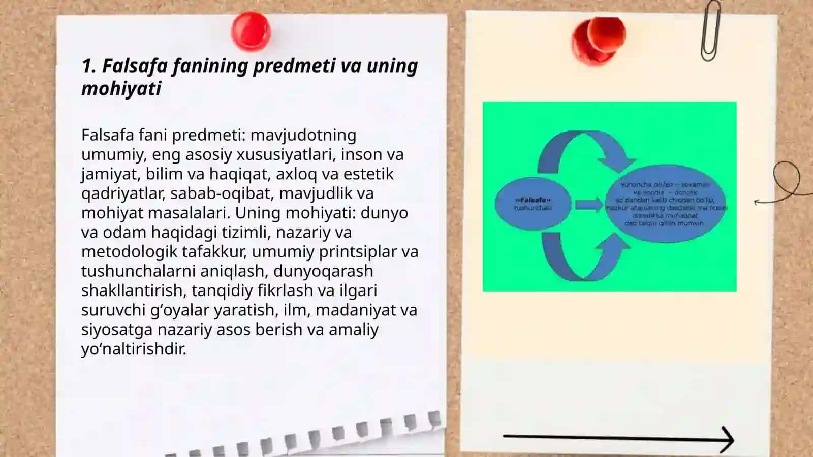 Falsafa fanining predmeti va jamiyat hayotidagi oʻrni 3