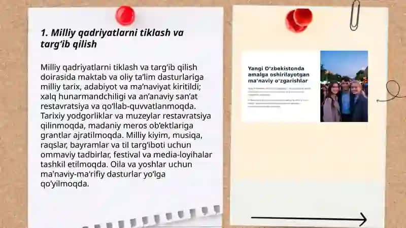 Milliy qadriyatlarni tiklash va targʻib qilish 3