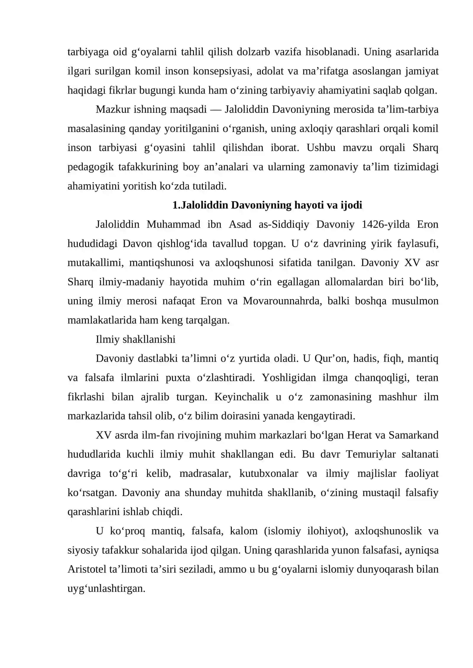 Jaloliddin Davoniyning merosida ta’lim-tarbiya 3