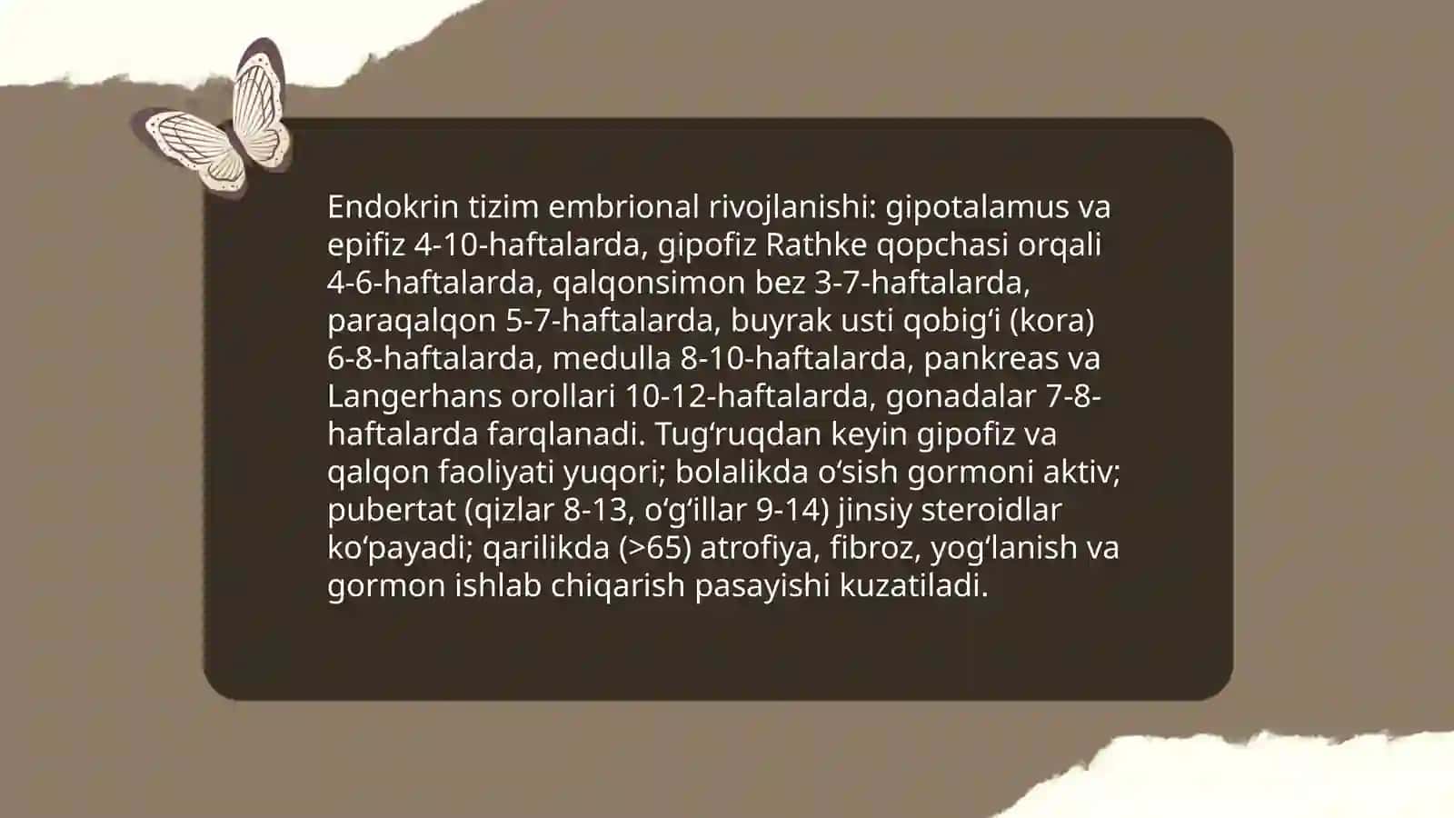 Endokrin tizimning yoshga oid fiziologiyasi va gigiyenasi 3