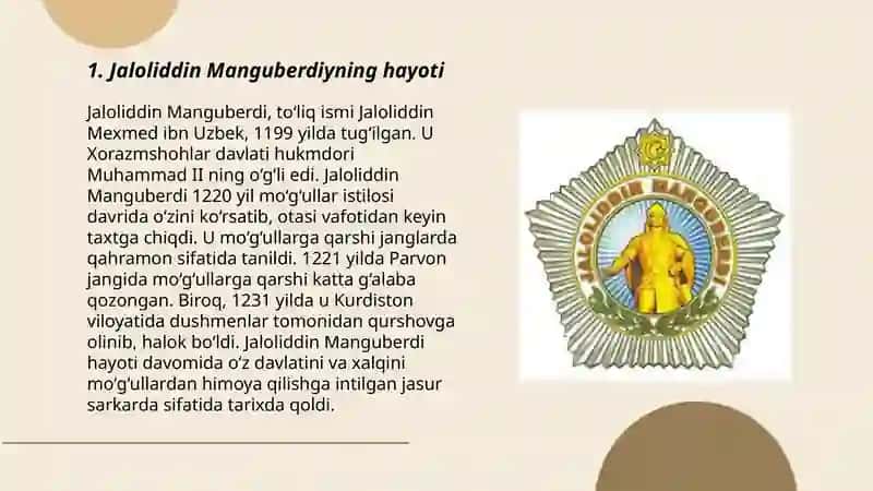 Jaloliddin Manguberdiyning hayoti 3