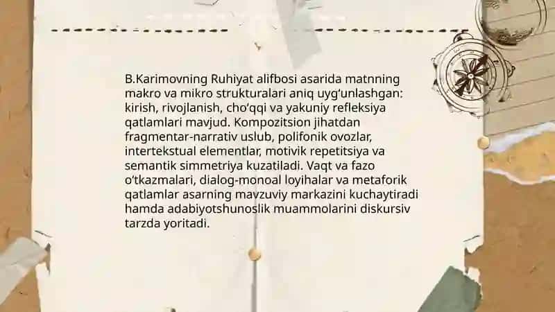 Ruhiyat alifbosi 3