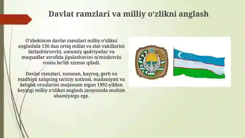Davlat ramzlari va milliy oʻzlikni anglash 3