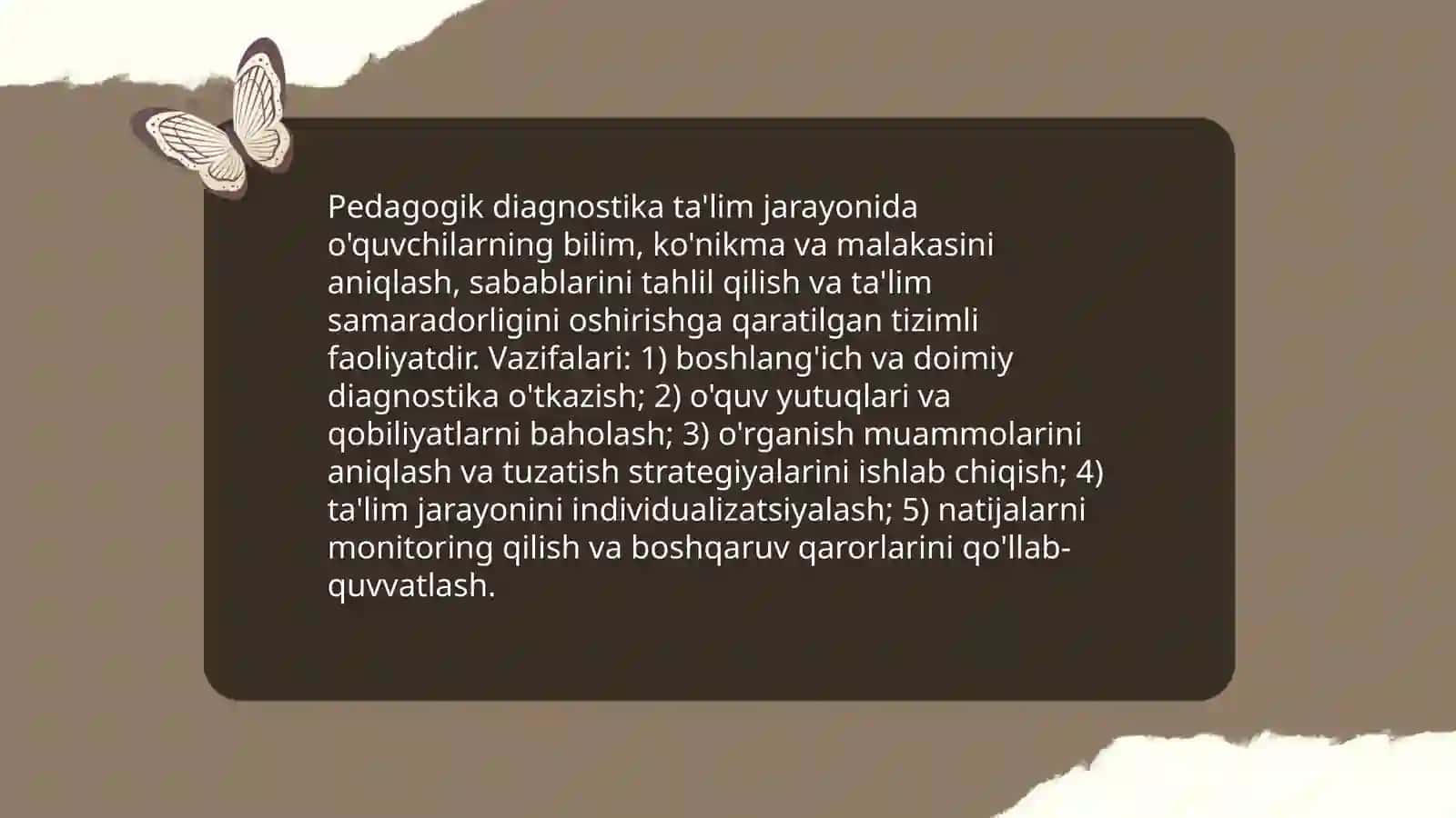Pedagogik diagnostikaning umumiy tamoillari va qonuniyatlari 3
