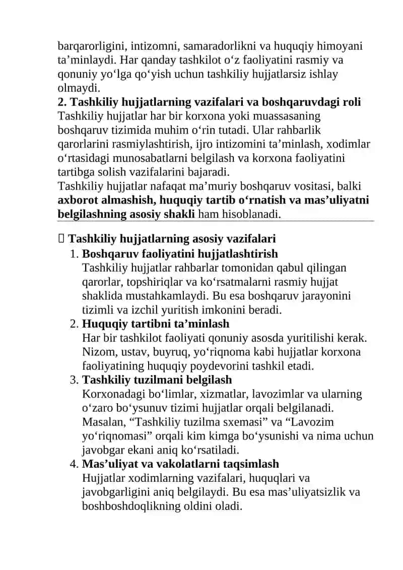 Tashkiliy hujjatlar 3