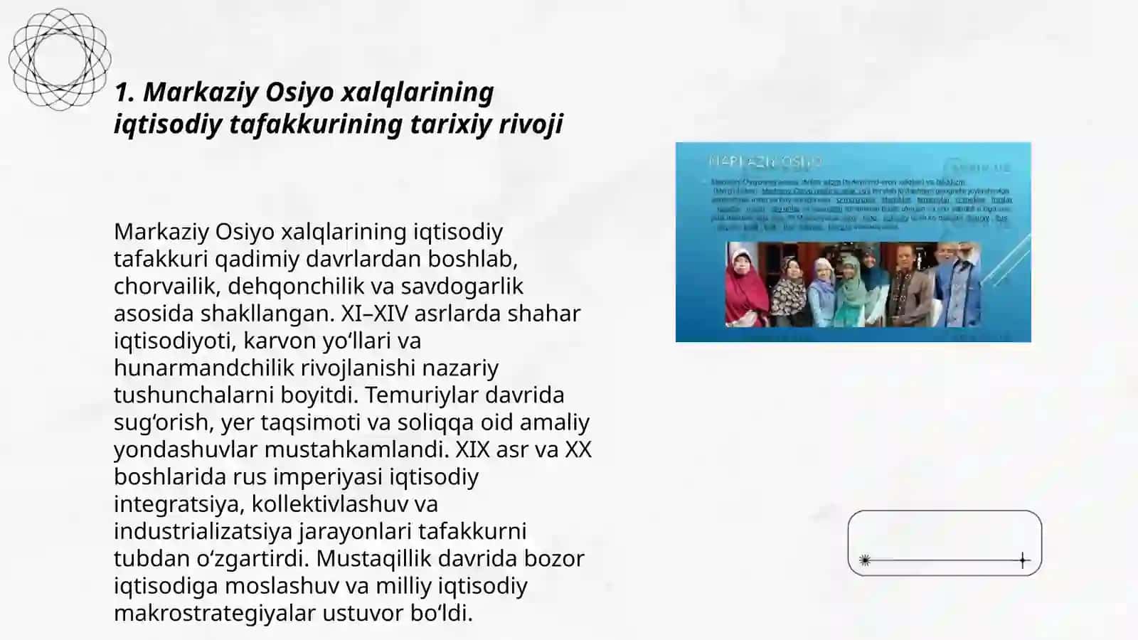 Markaziy Osiyo xalqlarining iqtisodiy tafakkuri 3
