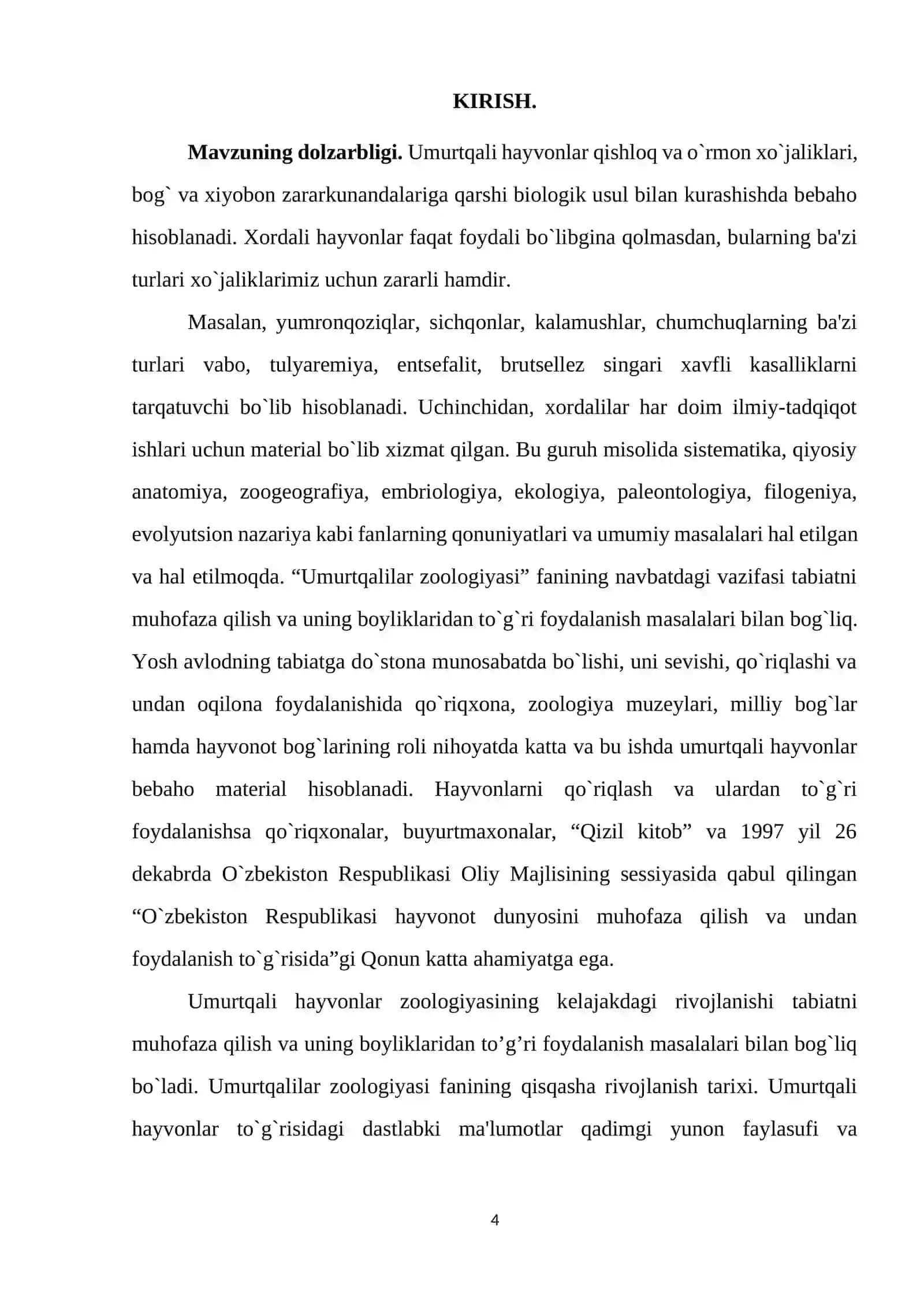 Umurtqali Hayvonlarning Xilma-Xilligi va Tarixi 3