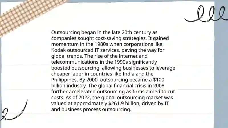 Outsourcing management 3