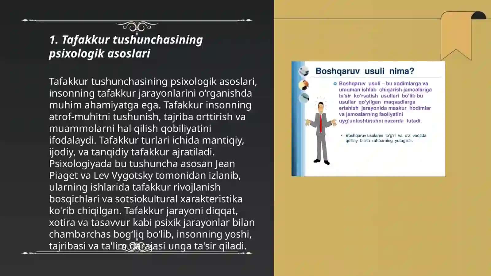 Tafakkur borasidagi psixologik talimotlar 3