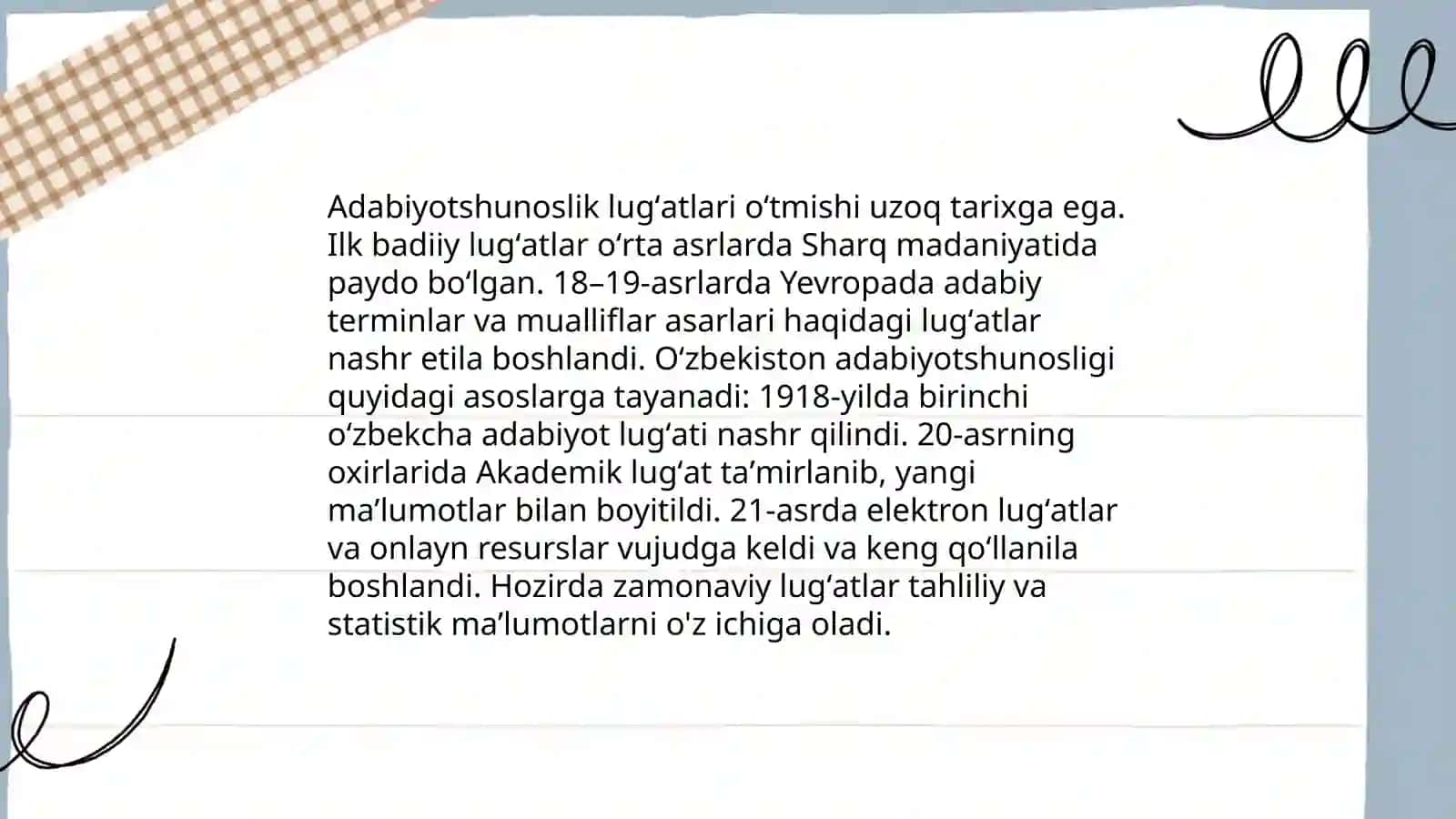 Adabiyotshunoslik lugʻatlari 3