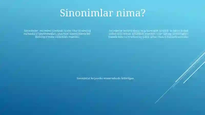 Sinonimlar Antonimlar Omonimlar 3