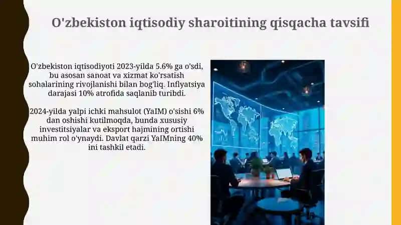 O'zbekiston iqtisodiy sharoitida marketing muhiti va istiqbollari 3