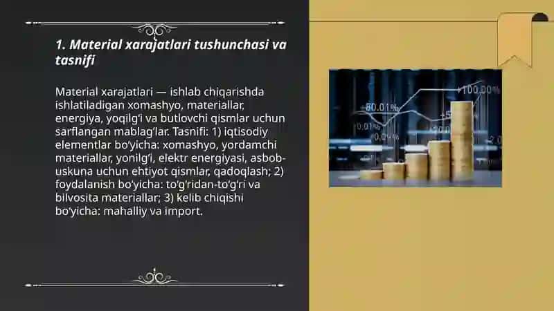 Material xarajatlari hisobi 3