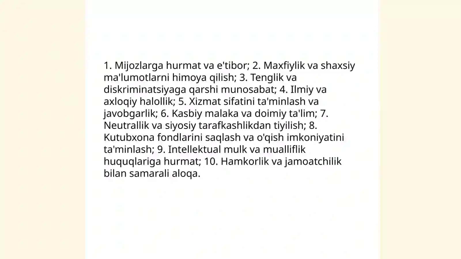 Kutubxonachining kasbiy etikasi va muloqot madaniyati 3