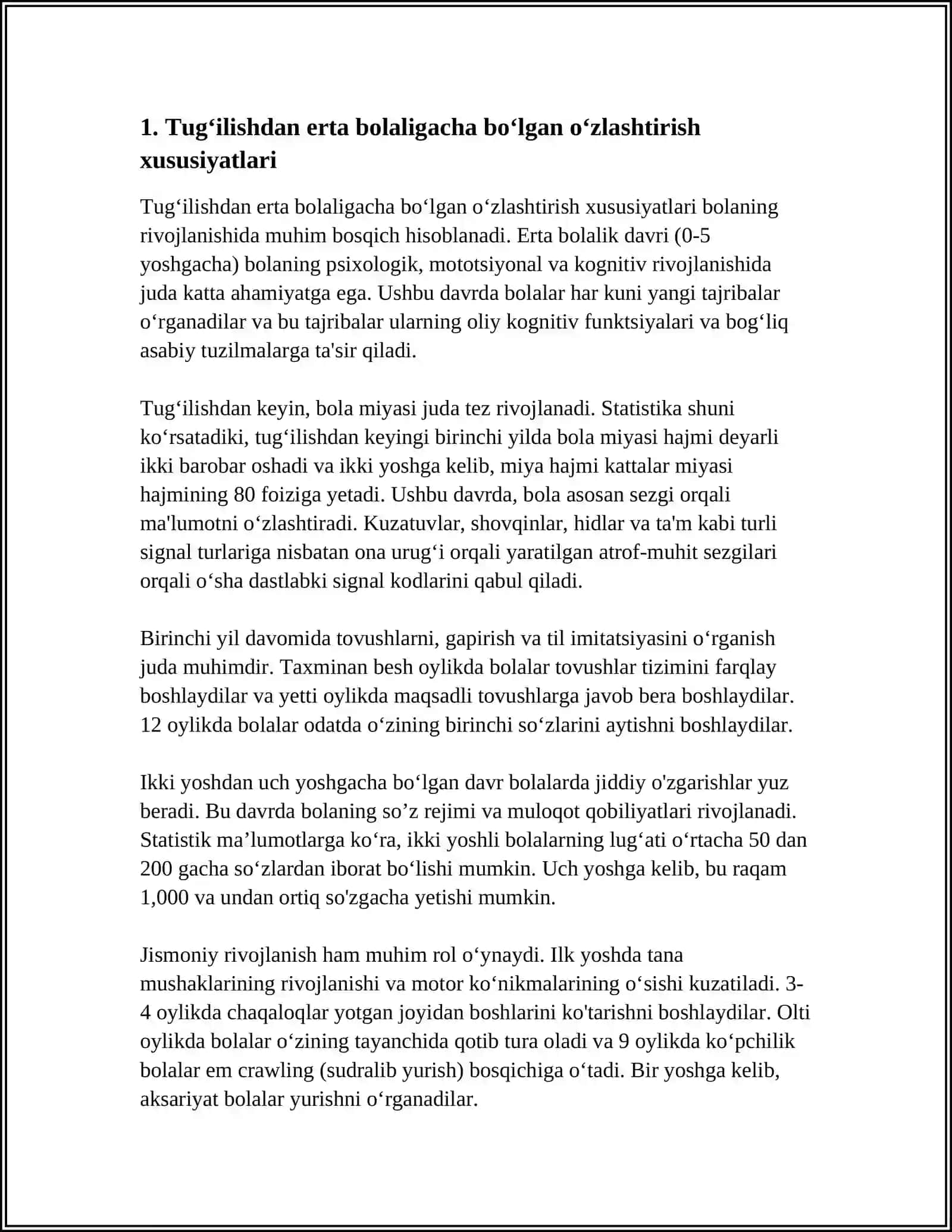 TURLI YOSH DAVRLARIDA OʻZLASHTIRISH XUSUSIYATLARI 3