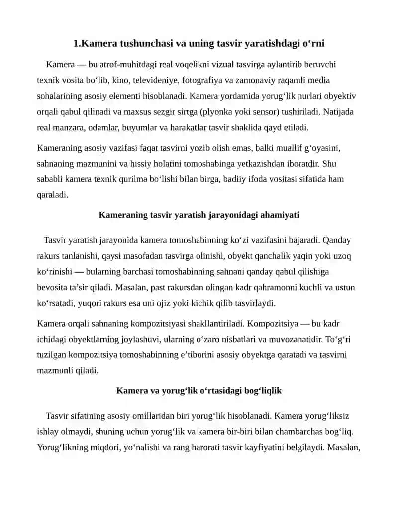 Kamera seminari 3