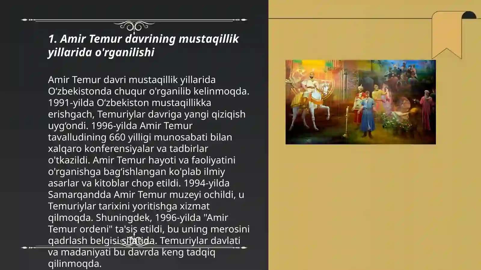 Amir Temur va Temuriylar Davri Tadqiqoti 3