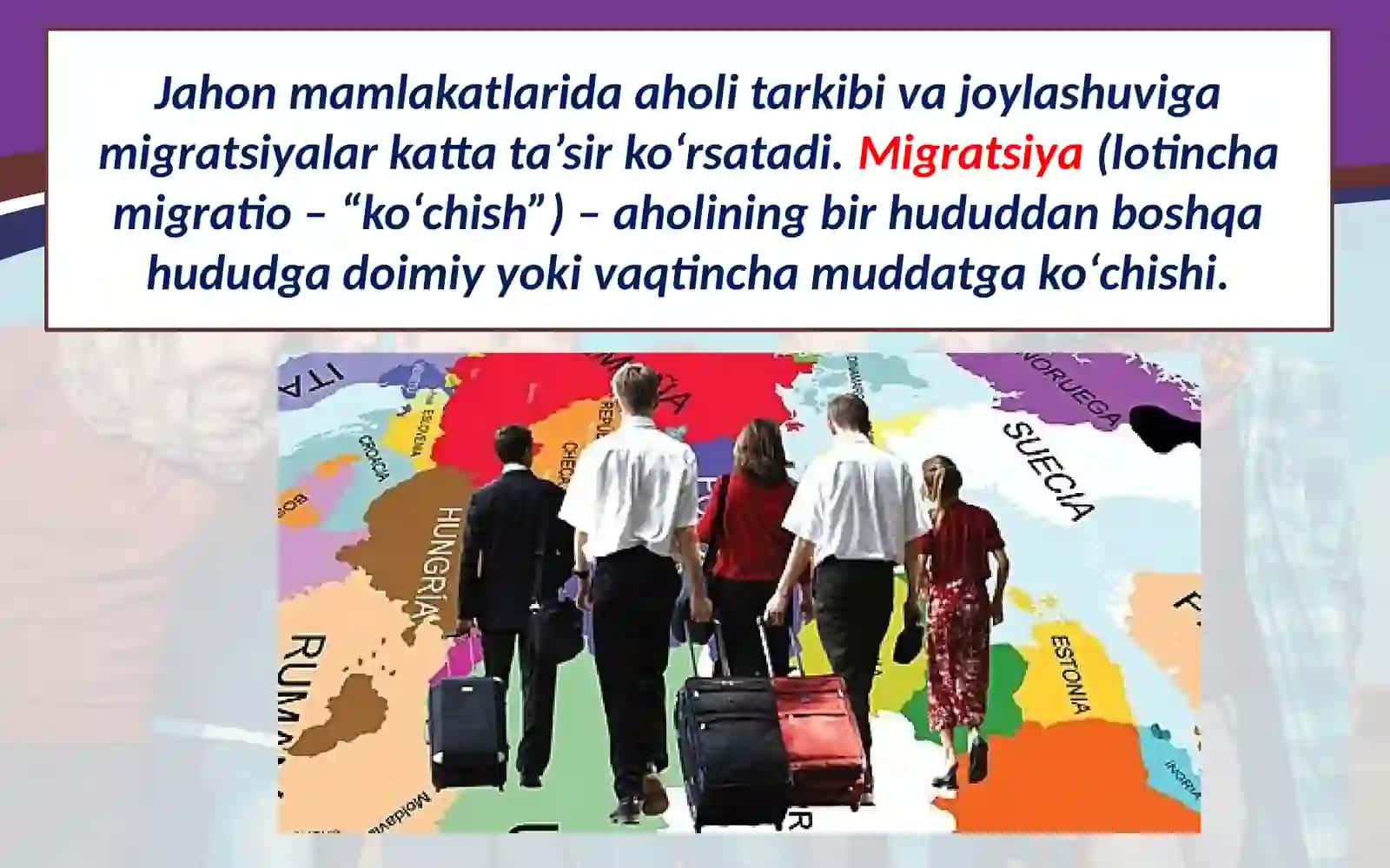 Xalqaro migratsiya jarayonlari va muammolari 3