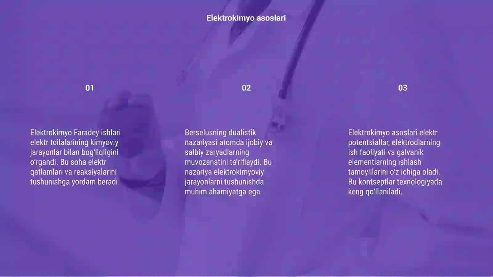 Elektrokimyo (Faradey ishlari). Berselusning dualistik nazariyasi 3