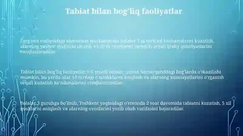 Maktabgacha yoshdagi bolalarning faoliyat turlari 3